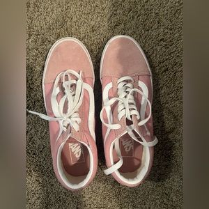 Pink vans//women’s 8.5